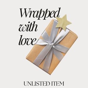 Gift Wrapped with Silver Ribbon and Gold Star